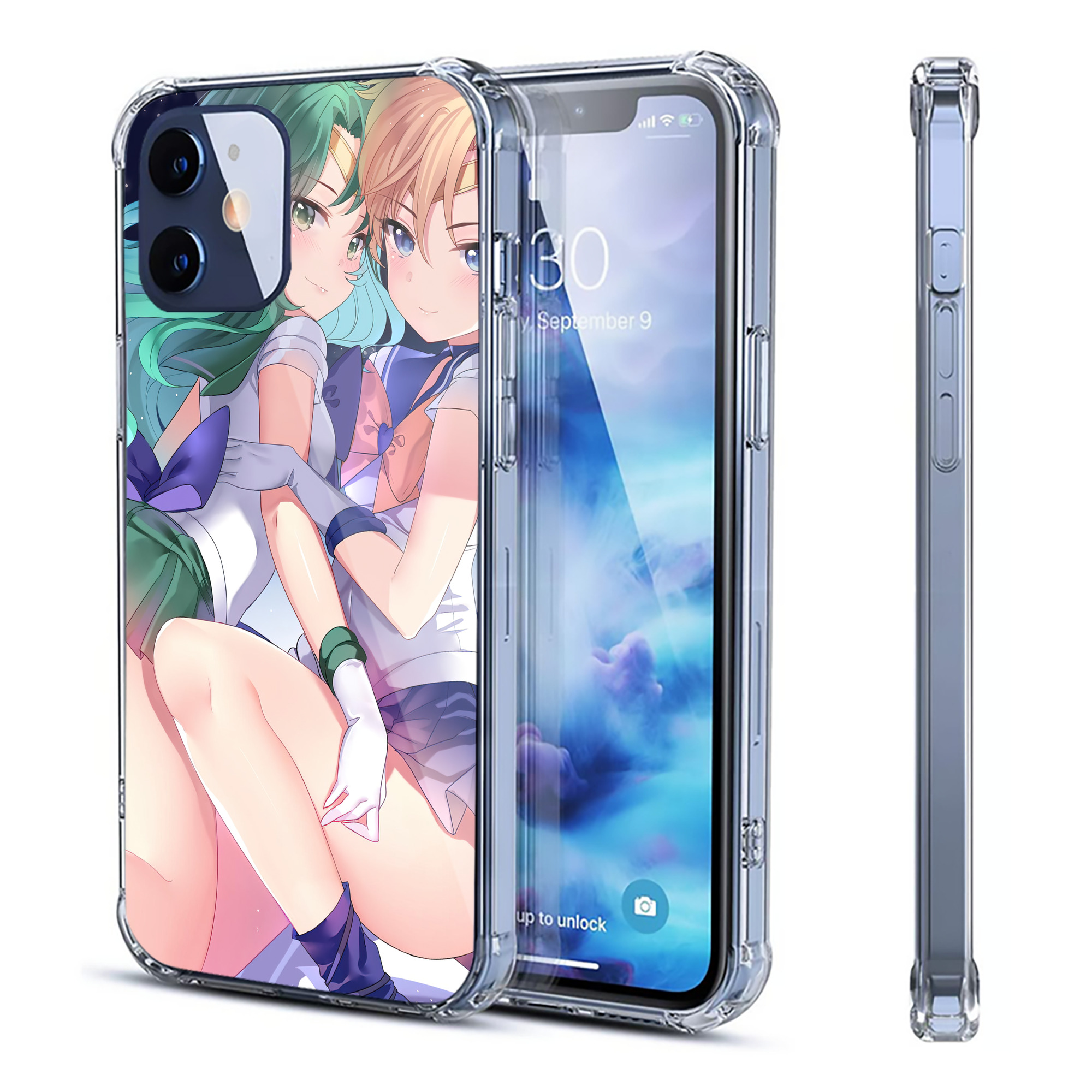 （画像用） 美少女戦士セーラームーン Sailor Moon 【iPhone 12シリーズ対応】透明スマホケース（クリアソフトケース）